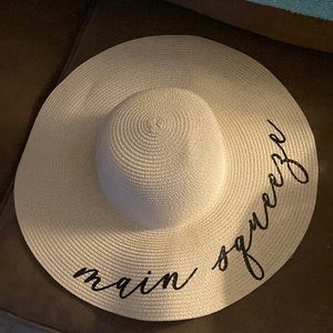 Tan Floppy Sun Hat One size - Main Squeeze